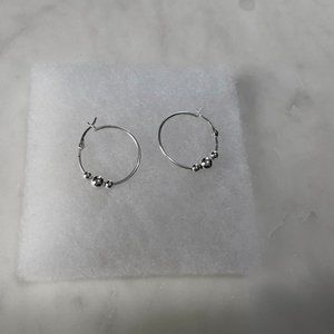Sterling Silver Hoop Earrings